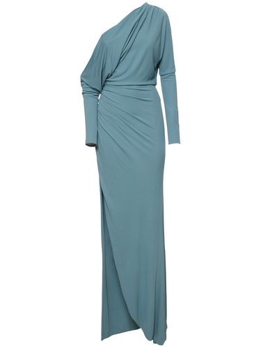 Jersey-kleid Mit Drapierung - ELIE SAAB - Modalova