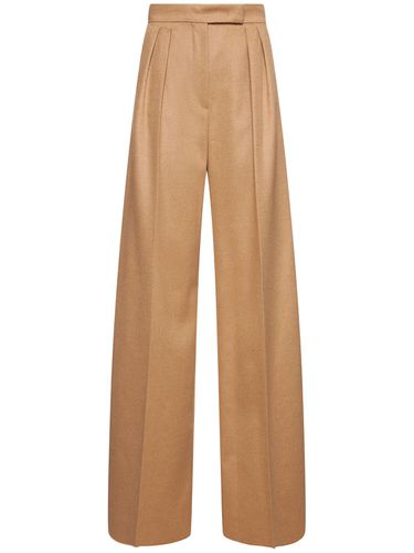 Fagus Camel Wide Leg Pants - MAX MARA - Modalova