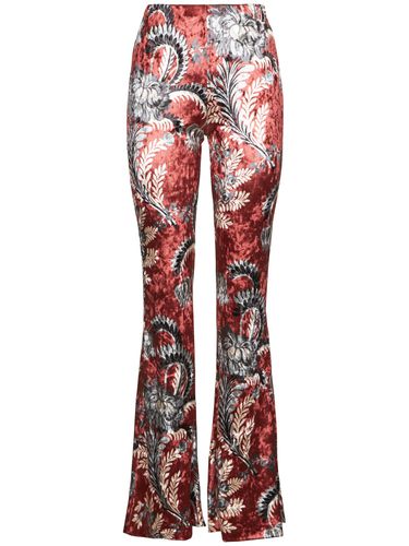 Printed Jersey Flared Pants - ETRO - Modalova