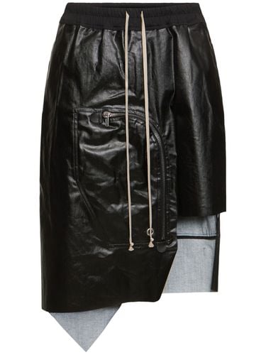 Beschichteter Jeansrock „dracca“ - RICK OWENS - Modalova