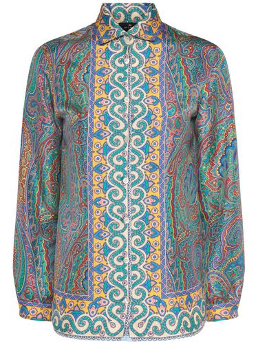 Printed Silk Shirt - ETRO - Modalova