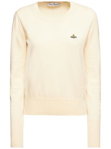 Bea Logo Cotton & Cashmere Sweater - VIVIENNE WESTWOOD - Modalova