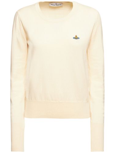 Suéter De Algodón Y Cashmere Con Logo - VIVIENNE WESTWOOD - Modalova