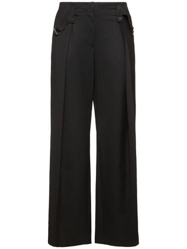 Belt Loop Point Wide Leg Pants - LOW CLASSIC - Modalova