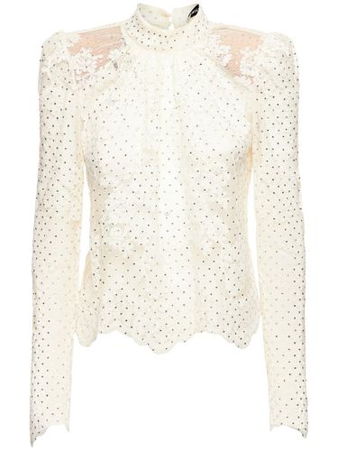 Embellished Lace Shirt - SELF-PORTRAIT - Modalova