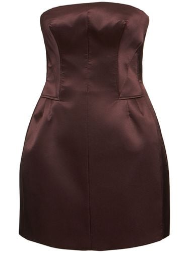 Minikleid Aus Strech-seidensatin - ERMANNO SCERVINO - Modalova