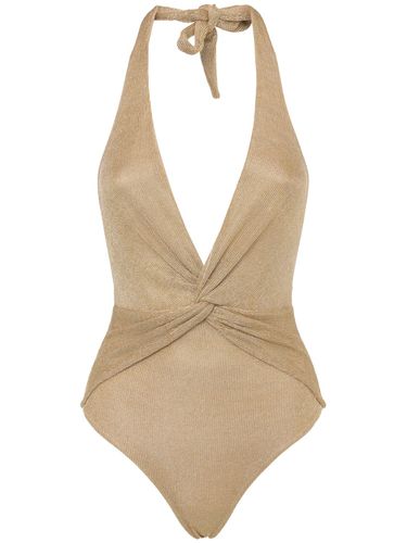 Lycra Knotted One Piece Swimsuit - GIUSEPPE DI MORABITO - Modalova