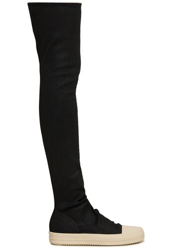 Botas Mosqueteras De Denim 20mm - RICK OWENS DRKSHDW - Modalova