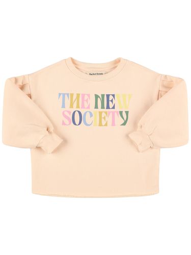 Sudadera De Algodón Estampada - THE NEW SOCIETY - Modalova