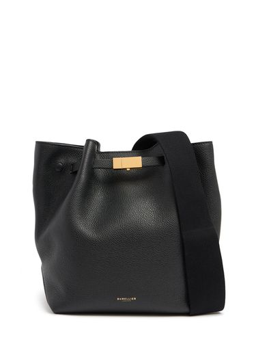 Borsa Bucket New York In Pelle Martellata - DEMELLIER - Modalova