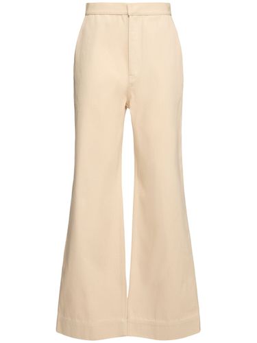 Cotton Denim High Waist Wide Jeans - JIL SANDER - Modalova