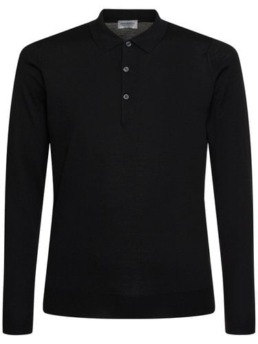 Belper Extrafine Wool Knit Polo Sweater - JOHN SMEDLEY - Modalova