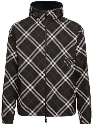 Chaqueta De Nylon Con Cremallera - BURBERRY - Modalova