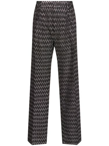 Chevron Lurex High Waisted Pants - MISSONI - Modalova