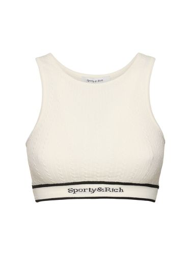 Tank Top De Punto - SPORTY & RICH - Modalova