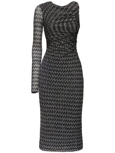 Einärmeliges Midikleid Aus Mesh - MISSONI - Modalova