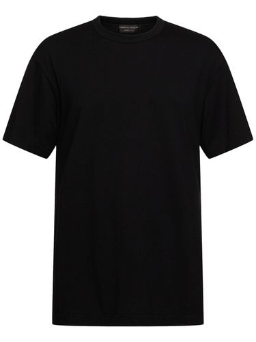 T-shirt Aus Baumwolljersey Mit Tanktop - COMME DES GARÇONS HOMME PLUS - Modalova