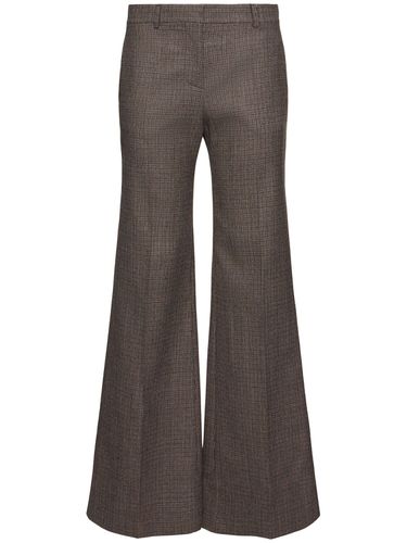 Pantalones Acampanados De Lana - STELLA MCCARTNEY - Modalova