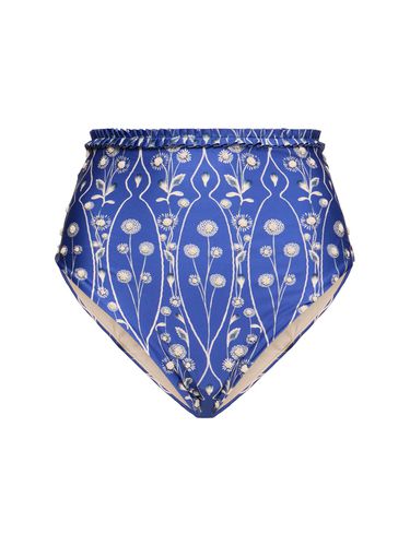 Nopal Printed High Waist Bikini Bottoms - AGUA BY AGUA BENDITA - Modalova