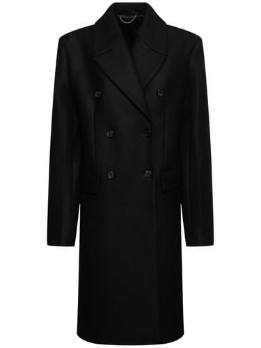 Broad Wool Blend Midi Coat - TOTEME - Modalova