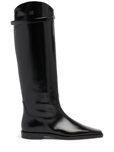 Botas Altas De Piel 10mm - TOTEME - Modalova