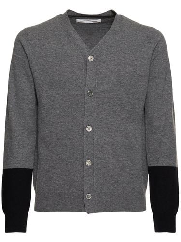 Forever Two-tone Wool Cardigan - COMME DES GARÇONS SHIRT - Modalova