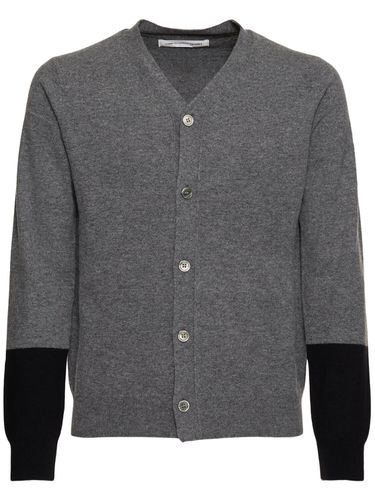 Zweifarbige Strickjacke Aus Wolle „forever“ - COMME DES GARÇONS SHIRT - Modalova