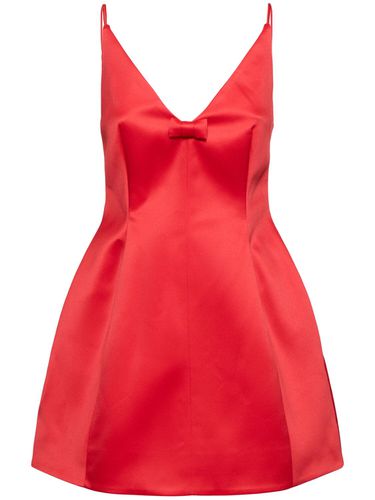 Satin Bow Mini Dress - MARC JACOBS - Modalova