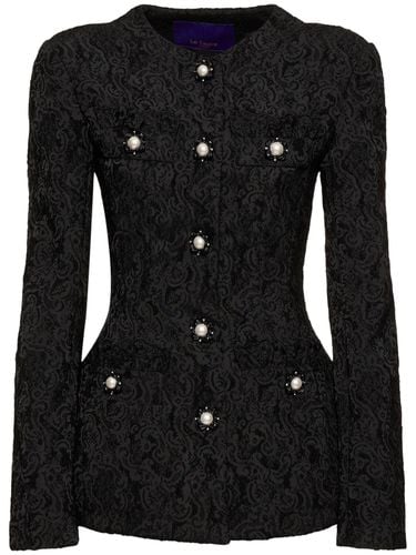 Chaqueta Corsé Con Jacquard - LE FAME - Modalova