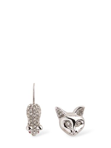 Cat And Mouse Mismatched Earrings - MARC JACOBS - Modalova