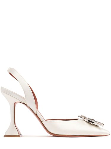 Décolleté Slingback Begum In Raso Di Seta 95mm - AMINA MUADDI - Modalova