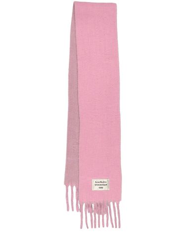 Vally Solid Alpaca Blend Scarf - ACNE STUDIOS - Modalova