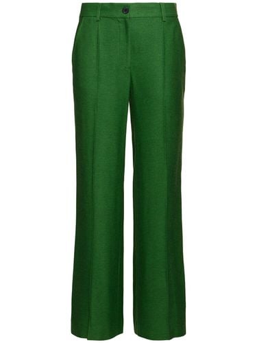 Pantalones Anchos De Viscosa - JW ANDERSON - Modalova