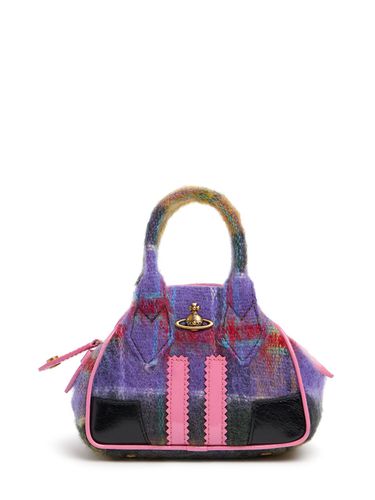 Borsa Mini Yasmin In Mohair Tartan - VIVIENNE WESTWOOD - Modalova