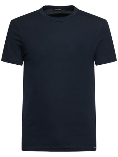 Camiseta De Algodón Jersey - TOM FORD - Modalova