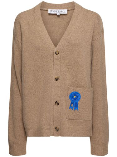 Rosette Patch Pocket Cardigan - JW ANDERSON - Modalova