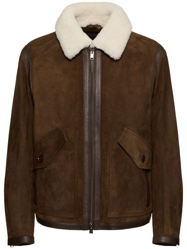 Shearling Montel In Pelle - BOSS - Modalova