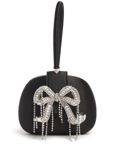 Bow Satin Clutch - SELF-PORTRAIT - Modalova