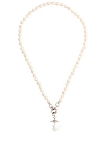 Man Aleksa Faux Pearl Necklace - VIVIENNE WESTWOOD - Modalova