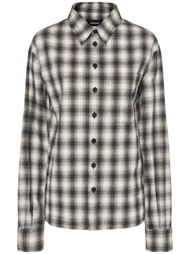 Camicia Boxy Fit In Cotone - DSQUARED2 - Modalova