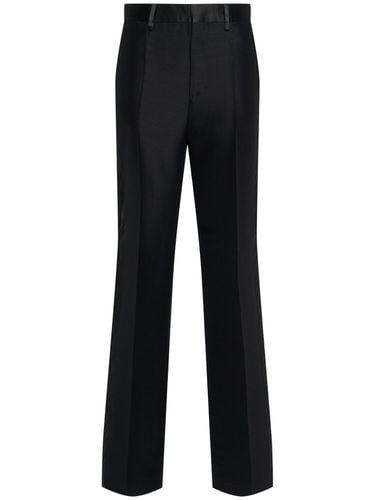 Daisy Tux Silk & Wool Straight Pants - DSQUARED2 - Modalova