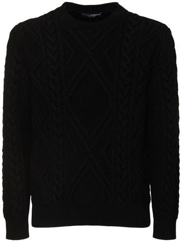 Sweater Aus Wollstrick - DOLCE & GABBANA - Modalova