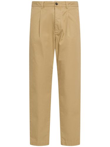 One Pleat Cotton Pants - DSQUARED2 - Modalova