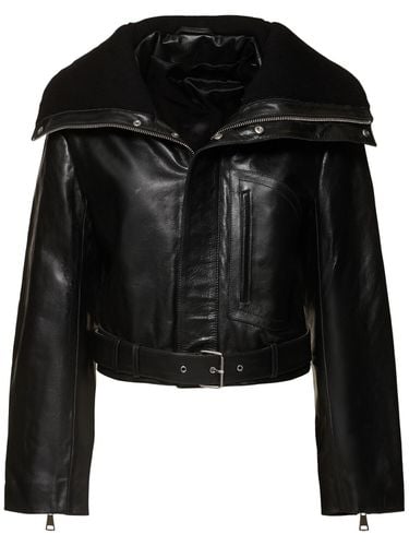 Bikerjacke Aus Leder - VICTORIA BECKHAM - Modalova