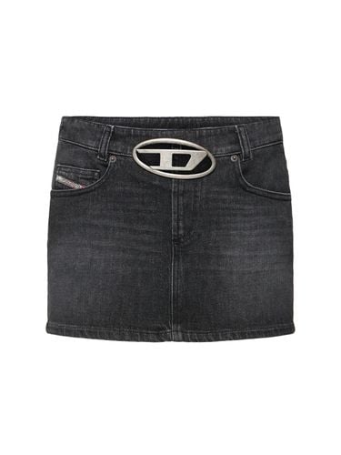 De-ron Low Rise Denim Mini Skirt - DIESEL - Modalova