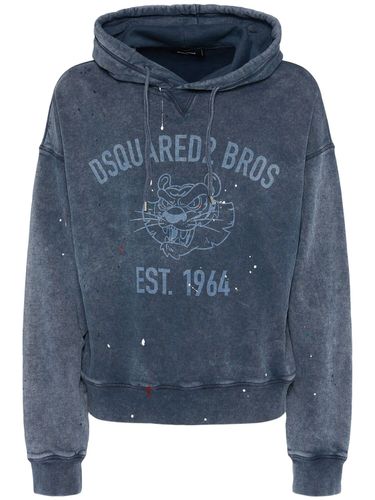 Fleece-hoodie Im Cypro Fit - DSQUARED2 - Modalova