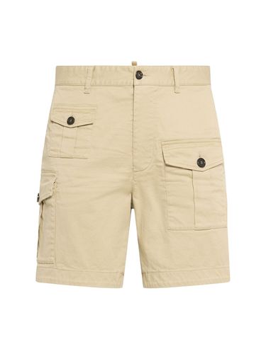 Shorts Cargo De Algodón Stretch - DSQUARED2 - Modalova