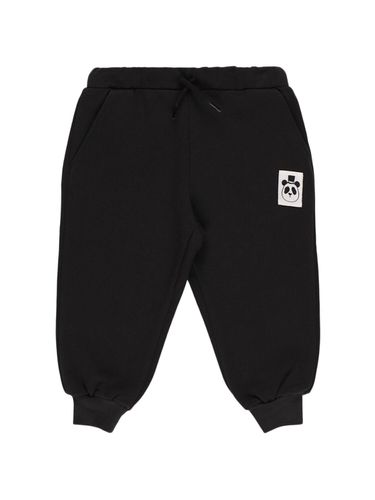 Pantalones Deportivos De Algodón Orgánico Con Logo - MINI RODINI - Modalova