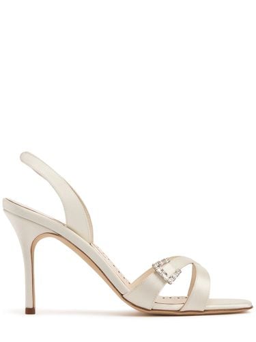 Mm Ramisli Satin Sandals - MANOLO BLAHNIK - Modalova