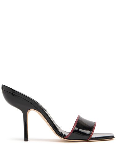 Mm Helamu Patent Leather Mules - MANOLO BLAHNIK - Modalova